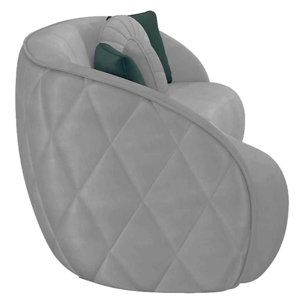 Sofa 3 Lugares 240 cm Passion Veludo SL 940 Moll