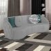 Sofa 3 Lugares 240 cm Passion Veludo SL 940 Moll