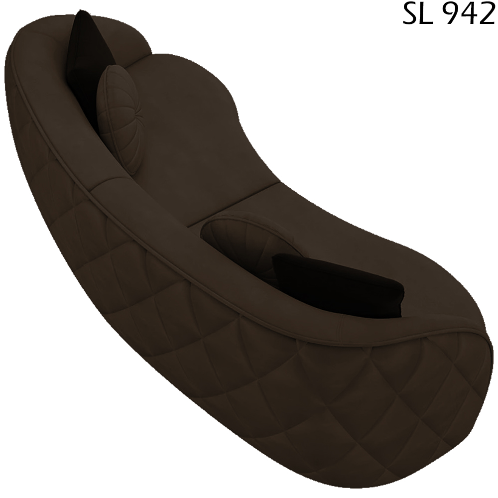 Sofa 3 Lugares 240 cm Passion Veludo SL 942 Moll