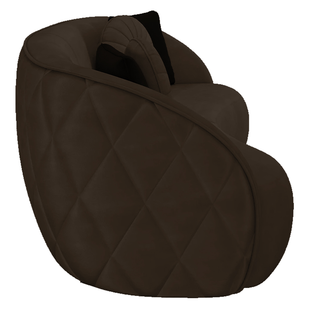 Sofa 3 Lugares 240 cm Passion Veludo SL 942 Moll