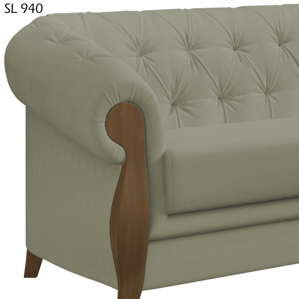 Sofa 3 Lugares 244 cm Murano SL 940 Moll