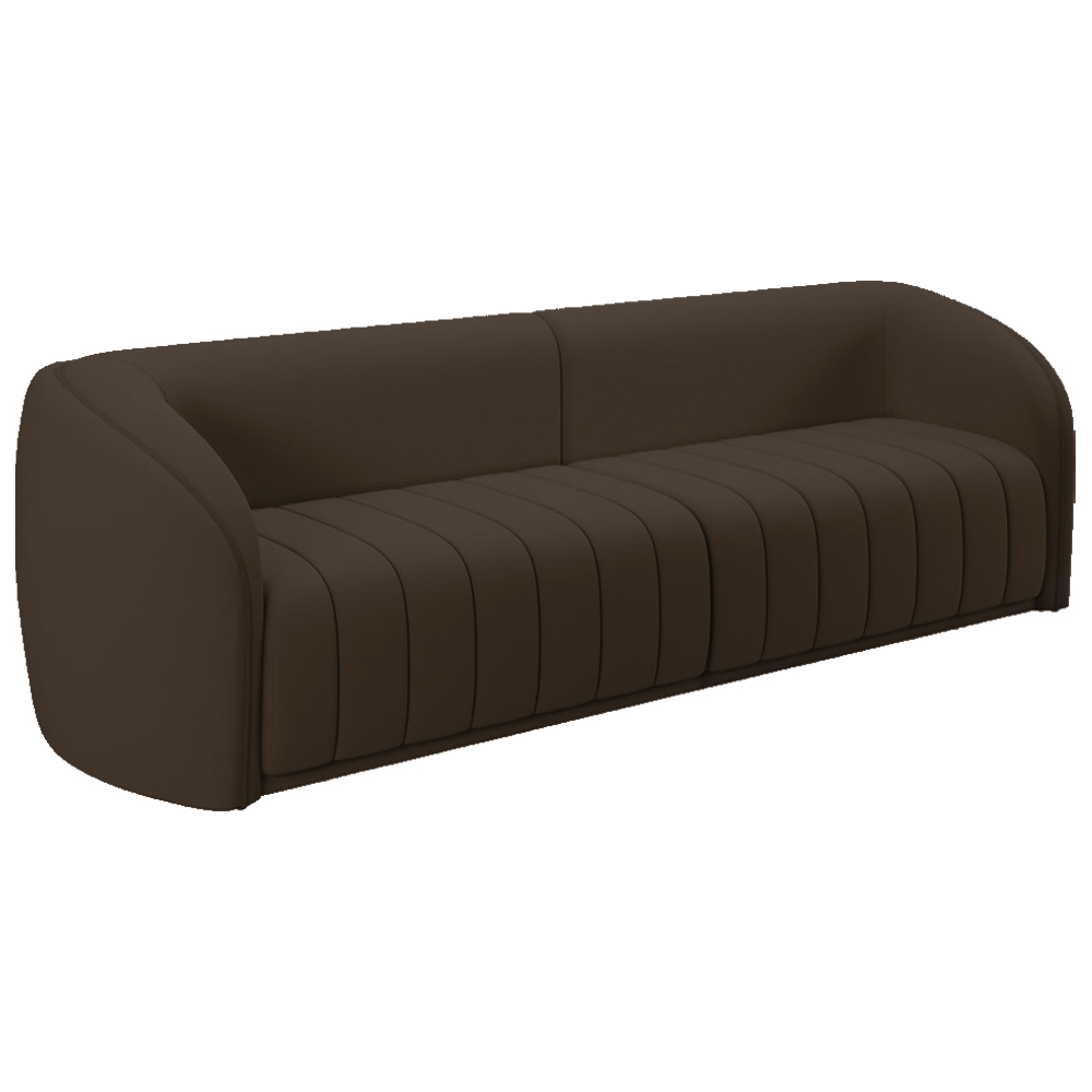Sofa 3 Lugares 252 cm Memphis Veludo SL 942 Moll
