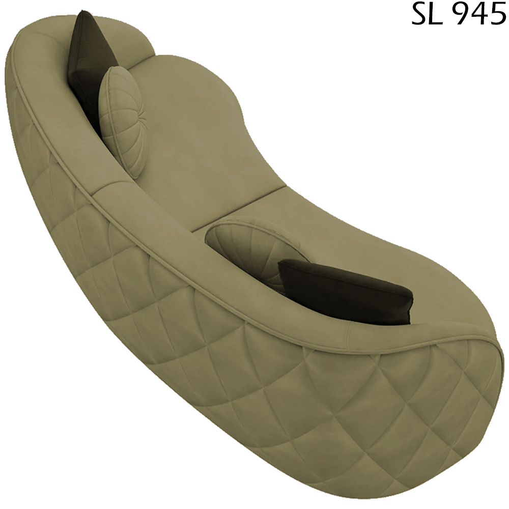 Sofa 4 Lugares 288 cm Passion Veludo SL 945 Moll