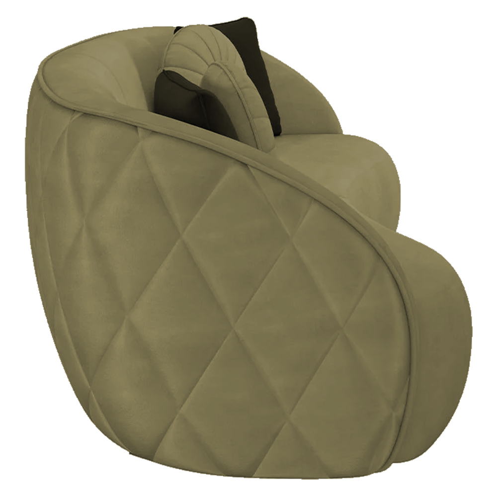 Sofa 4 Lugares 288 cm Passion Veludo SL 945 Moll