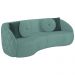 Sofa 4 Lugares 288 cm Passion Veludo SL 946 Moll