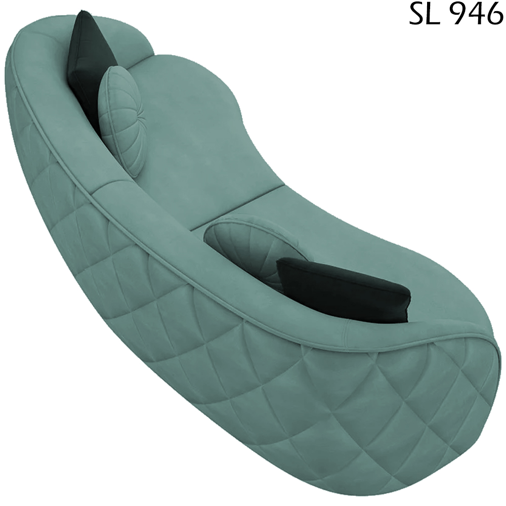 Sofa 4 Lugares 288 cm Passion Veludo SL 946 Moll