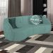 Sofa 4 Lugares 288 cm Passion Veludo SL 946 Moll