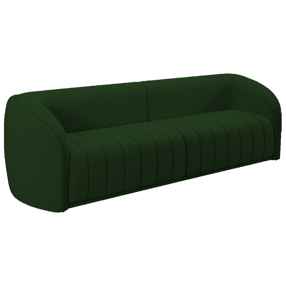 Sofa 4 Lugares 292 cm Memphis Veludo SL 947 Moll