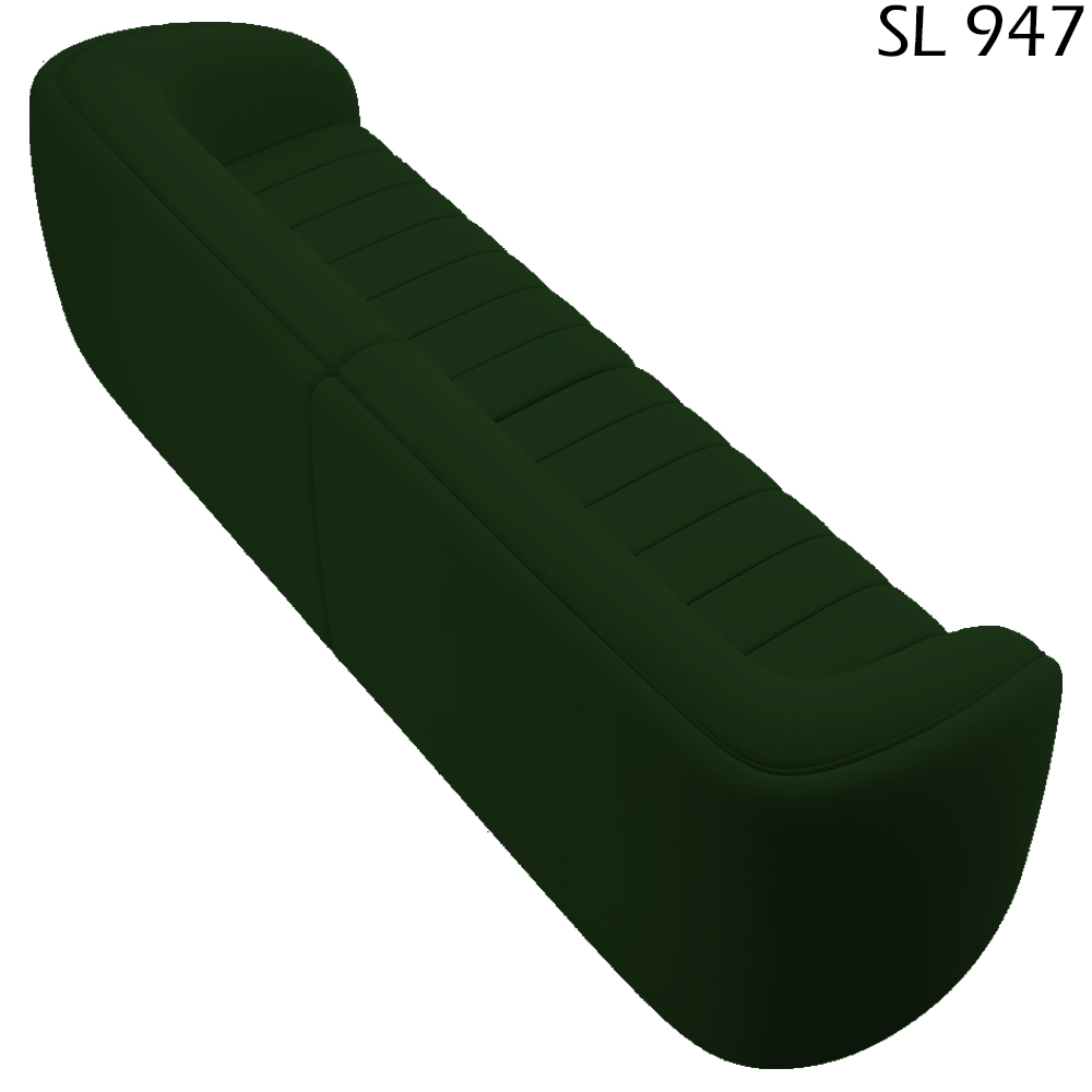 Sofa 4 Lugares 292 cm Memphis Veludo SL 947 Moll