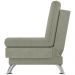 Sofa Cama 3 Lugares 193 cm Eva Veludo SL 940 Moll