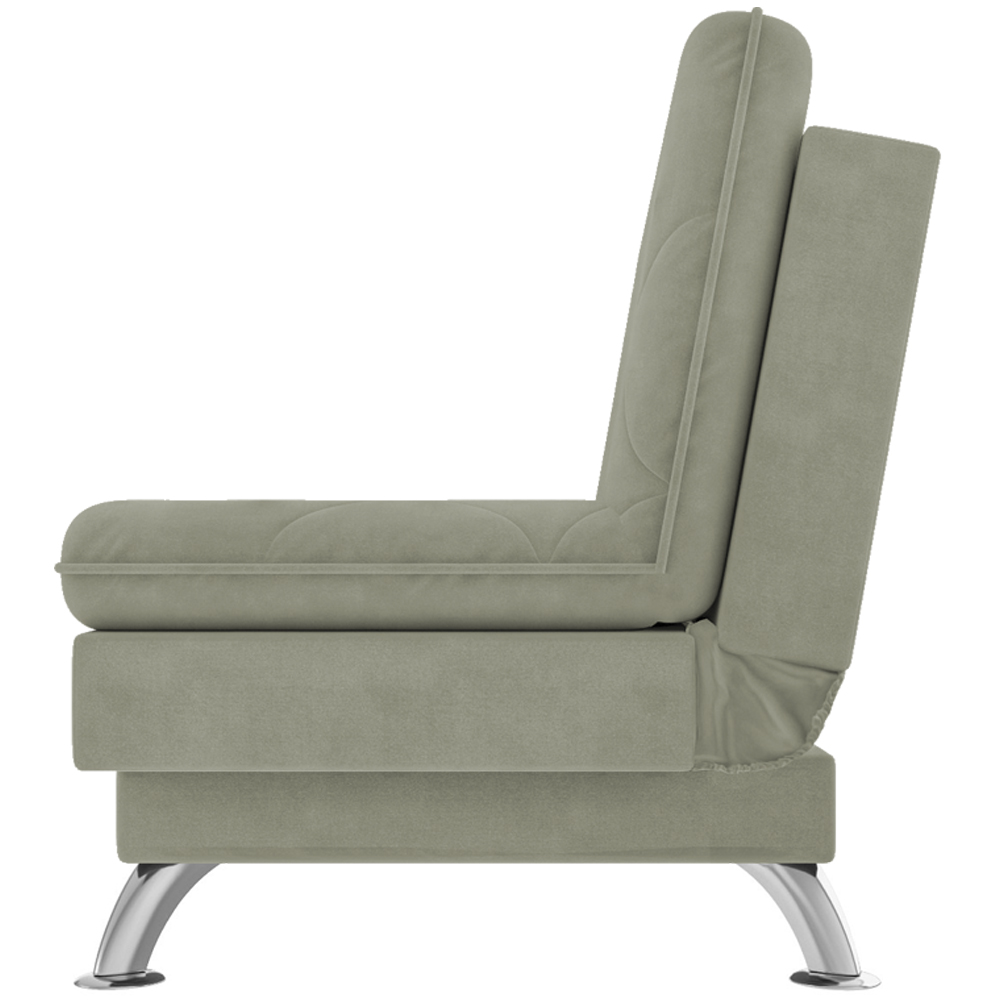 Sofa Cama 3 Lugares 193 cm Eva Veludo SL 940 Moll
