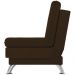 Sofa Cama 3 Lugares 193 cm Eva Veludo SL 942 Moll