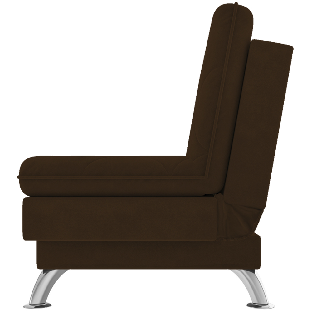Sofa Cama 3 Lugares 193 cm Eva Veludo SL 942 Moll