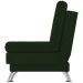 Sofa Cama 3 Lugares 193 cm Eva Veludo SL 947 Moll