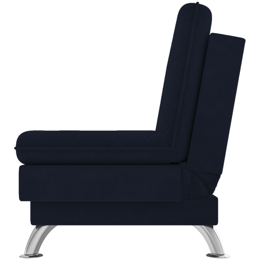 Sofa Cama 3 Lugares 193 cm Eva Veludo SL 948 Moll