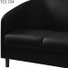 Sofa Decorativo 2 Lugares 120 cm Scala Corano TCS 724 Moll