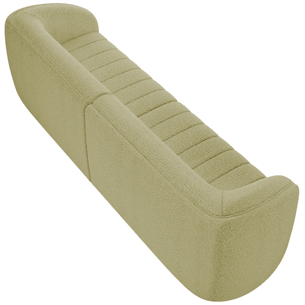 Sofa Decorativo 4 Lugares 332 cm Memphis Boucle TCE 1001 Moll