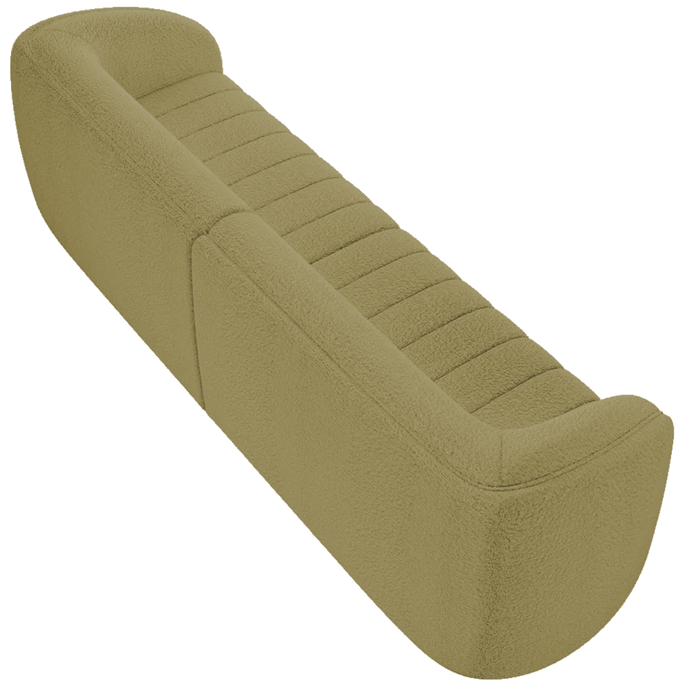Sofa Decorativo 4 Lugares 332 cm Memphis Boucle TCE 1002 Moll