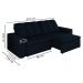 Sofa Retratil E Reclinavel 210 cm Max Veludo SL 948 Moll