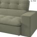 Sofa Retratil E Reclinavel 3 Lugares 218 cm Eldorado SL 940 Veludo Moll