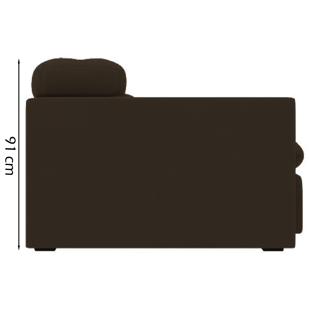 Sofa Retratil E Reclinavel 3 Lugares 218 cm Eldorado SL 942 Veludo Moll