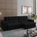 Sofa Retratil E Reclinavel 3 Lugares 218 cm Eldorado SL 944 Veludo Moll