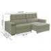 Sofa Retratil E Reclinavel 3 Lugares 218 cm Evidence SL 940 Veludo Moll