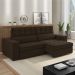 Sofa Retratil E Reclinavel 3 Lugares 218 cm Evidence SL 942 Veludo Moll