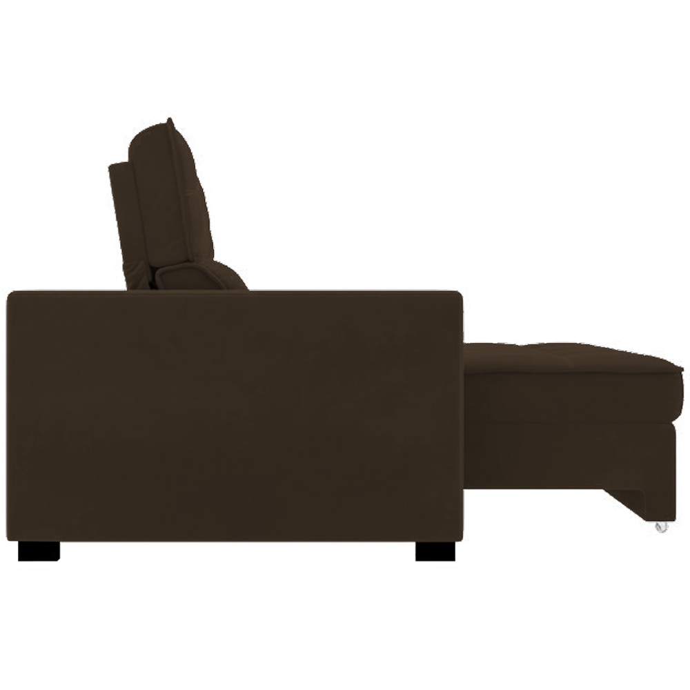 Sofa Retratil E Reclinavel 3 Lugares 218 cm Evidence SL 942 Veludo Moll