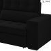 Sofa Retratil E Reclinavel 3 Lugares 218 cm Evidence SL 944 Veludo Moll