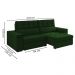 Sofa Retratil E Reclinavel 3 Lugares 218 cm Evidence SL 947 Veludo Moll