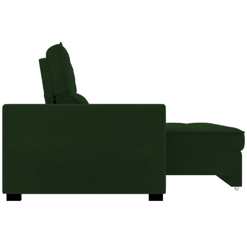 Sofa Retratil E Reclinavel 3 Lugares 218 cm Evidence SL 947 Veludo Moll