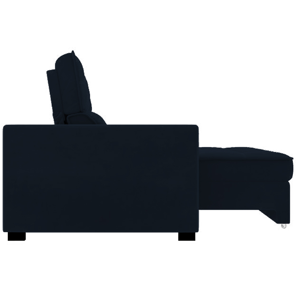 Sofa Retratil E Reclinavel 3 Lugares 218 cm Evidence SL 948 Veludo Moll