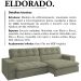Sofa Retratil E Reclinavel 3 Lugares 246 cm Eldorado SL 940 Veludo Moll