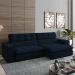 Sofa Retratil E Reclinavel 3 Lugares 246 cm Eldorado SL 948 Veludo Moll