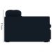 Sofa Retratil E Reclinavel 3 Lugares 246 cm Eldorado SL 948 Veludo Moll