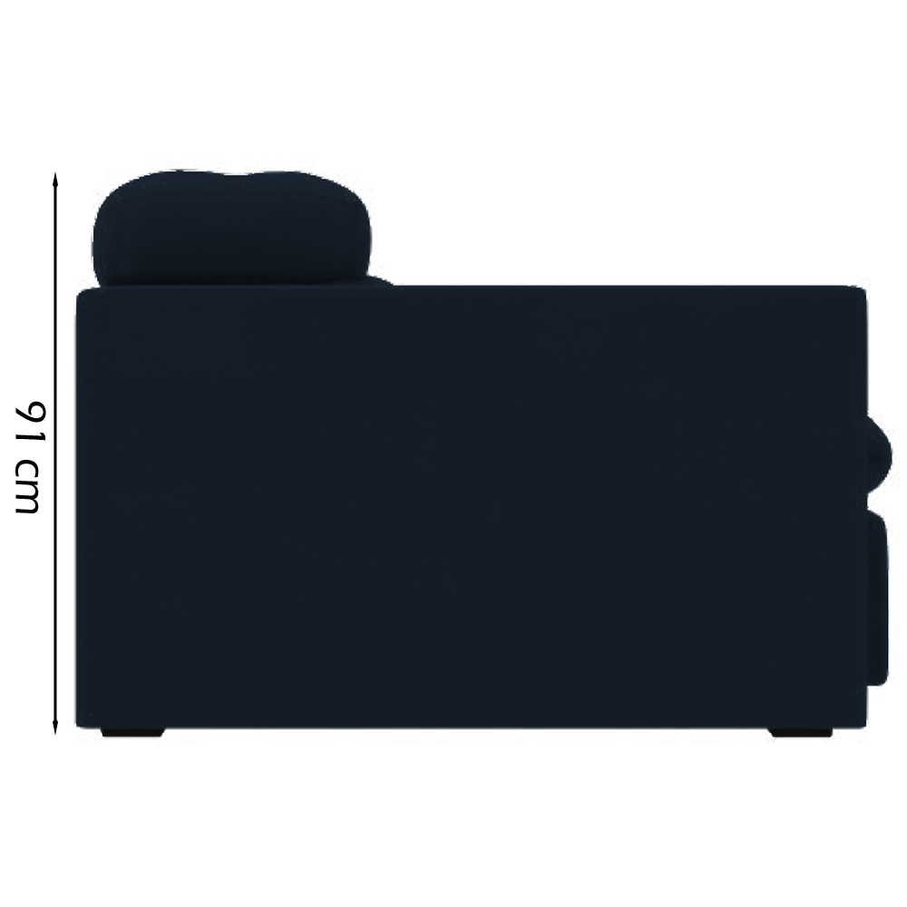 Sofa Retratil E Reclinavel 3 Lugares 246 cm Eldorado SL 948 Veludo Moll