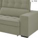 Sofa Retratil E Reclinavel 3 Lugares 246 cm Evidence SL 940 Veludo Moll