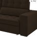 Sofa Retratil E Reclinavel 3 Lugares 246 cm Evidence SL 942 Veludo Moll