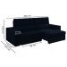 Sofa Retratil E Reclinavel 3 Lugares 246 cm Evidence SL 948 Veludo Moll
