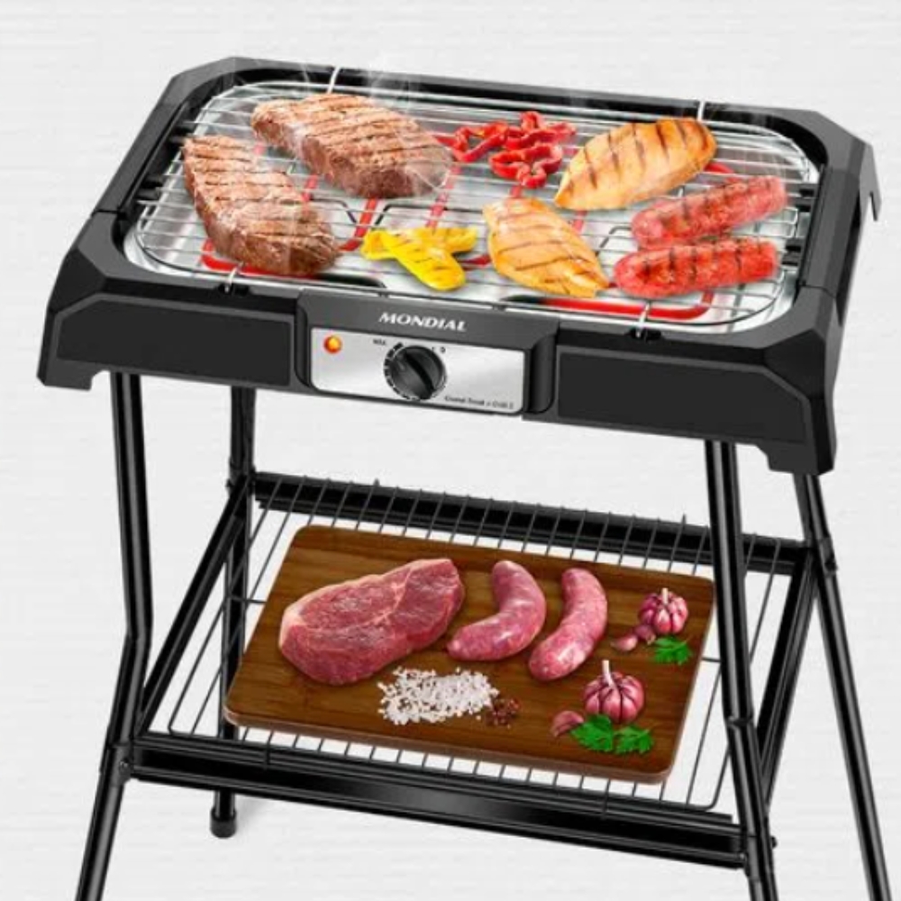 Churrasqueira Elétrica Grand Steak &amp; Grill II CH-06 Mondial 110V