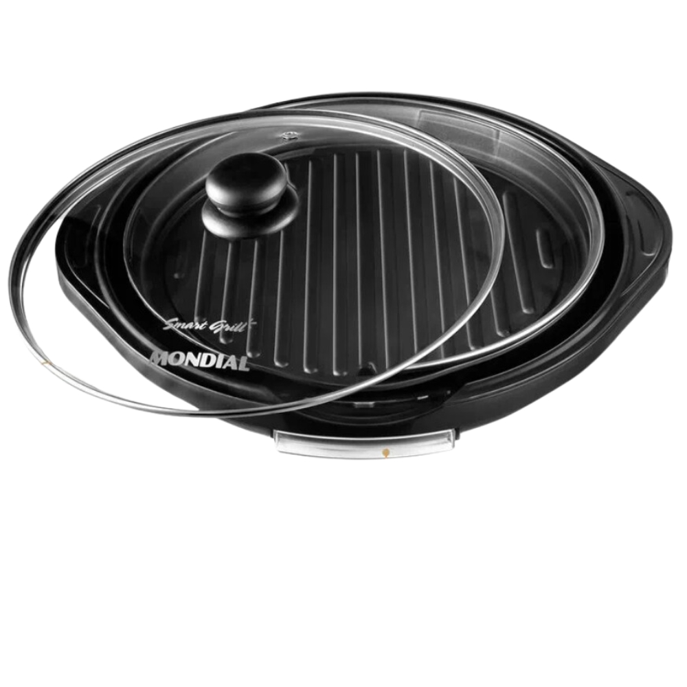 Churrasqueira Elétrica Preta Smart Grill G-04 Mondial 110V