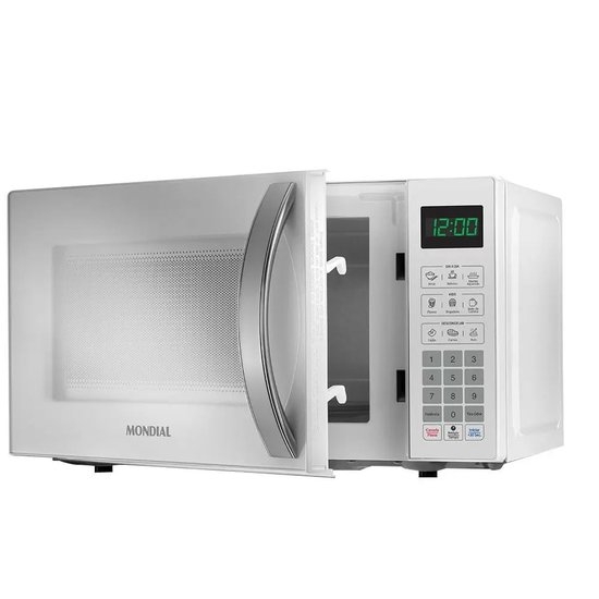 Micro-Ondas Mondial 21L, 1.200W, MO-01-21-W, Branco 220V