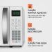 Micro-Ondas Mondial 21L, 1.200W, MO-01-21-W, Branco 220V