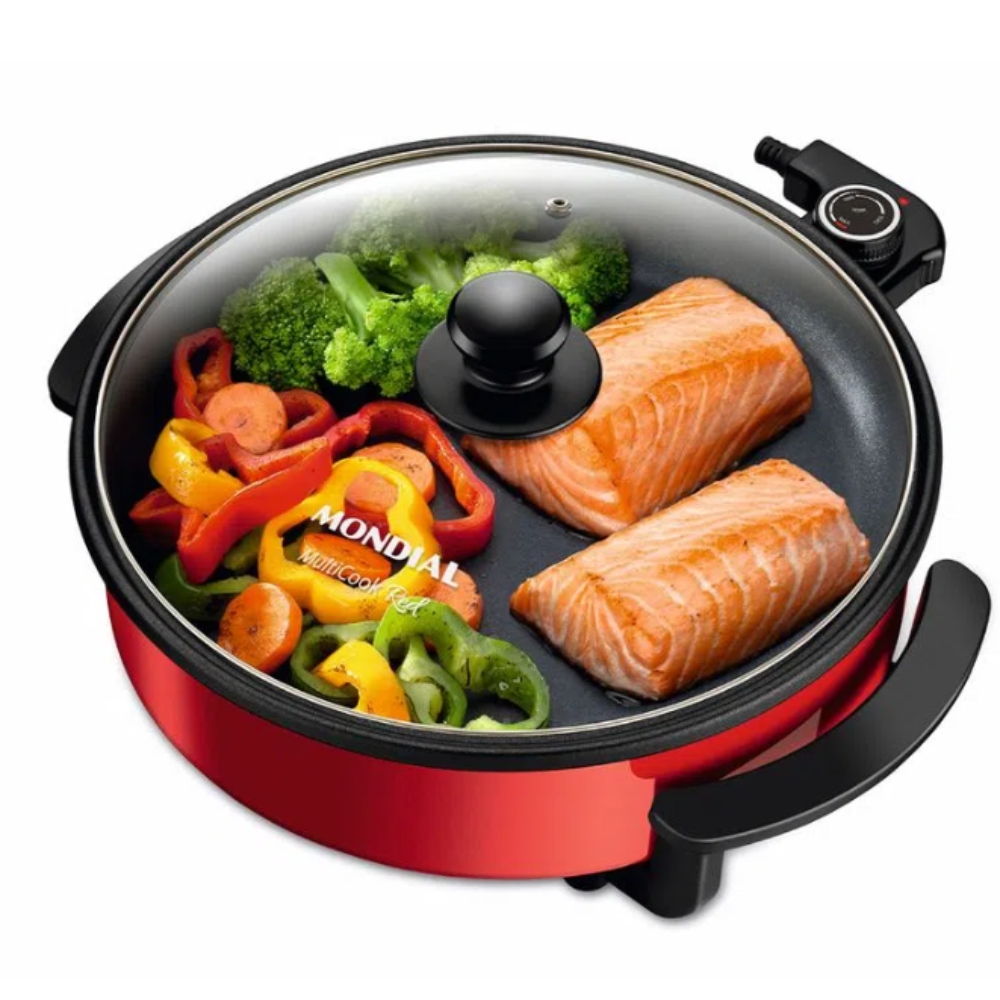 Panela Elétrica Multicook Vermelha PE-28 Mondial 220V