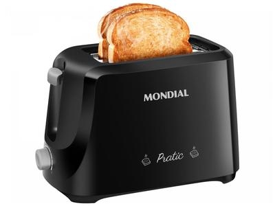 Torradeira Mondial Pratic T-18 Preto e Prata 220V