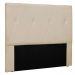 Cabeceira Solteiro 90cm Decorativa Lionel Corano Bege - Montanaris Decor