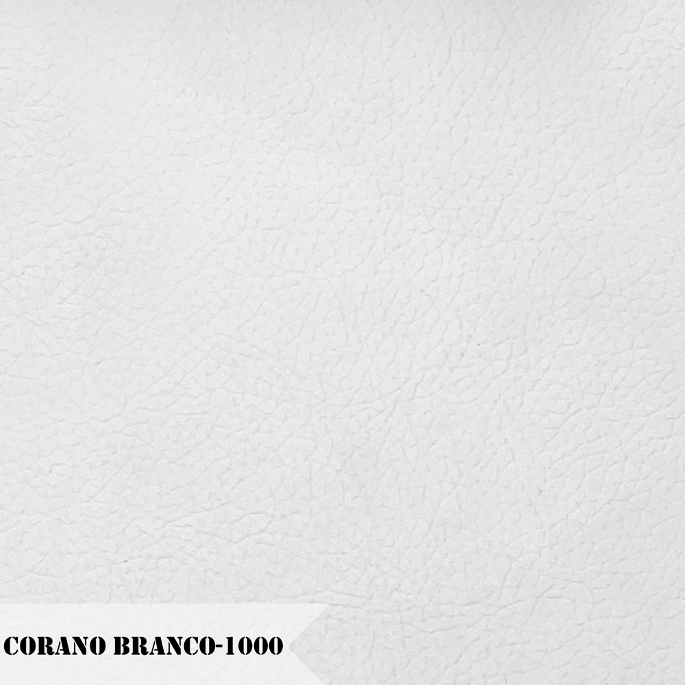Cabeceira Solteiro 90cm Decorativa Lionel Corano Branco - Montanaris Decor