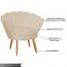 Kit 2 Poltronas Decorativa para Sala de Estar Charm Suede Bege - Montanaris Decor