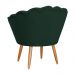 Kit 2 Poltronas Decorativa para Sala de Estar Charm Suede Verde - Montanaris Decor